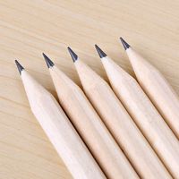 1 Piece Solid Color Class Learning Daily Wood Classic Style Pencil main image 4