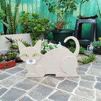 Pastoral Simple Style Cat Wood Ornaments Artificial Decorations sku image 1