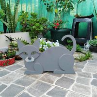 Pastoral Simple Style Cat Wood Ornaments Artificial Decorations sku image 9