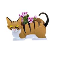 Pastoral Simple Style Cat Wood Ornaments Artificial Decorations main image 2