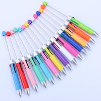 1 Piece Color Block Class Learning Daily Mixed Materials Cute Ballpoint Pen main image 5