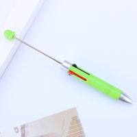 1 Piece Color Block Class Learning Daily Mixed Materials Cute Ballpoint Pen sku image 6