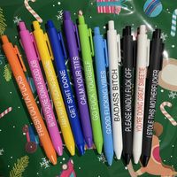 1 Piece Letter Class Learning Daily Mixed Materials Simple Style Gel Pen sku image 9