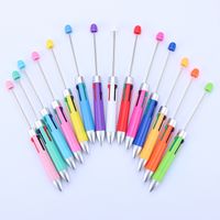 1 Piece Color Block Class Learning Daily Mixed Materials Cute Ballpoint Pen main image 3