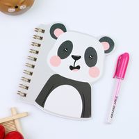 1 Piece Animal Class Learning Paper Cute Pastoral Loose Spiral Notebook sku image 2