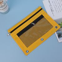 Solid Color Oxford Cloth Class Learning Simple Style Pencil Case sku image 6