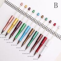 1 Piece Solid Color Class Learning Daily Mixed Materials Casual Ballpoint Pen main image 2