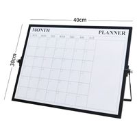 1 Piece Solid Color Class Learning Metal Casual Handwriting Board main image 2