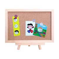 1 Set Solid Color Class Learning School Wood Retro Handwriting Board main image 7