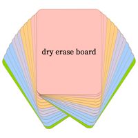 1 Piece Solid Color Class Learning School Melamine Casual Handwriting Board main image 6