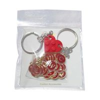 Simple Style Heart Shape Plastic Valentine's Day Unisex Bag Pendant Keychain main image 5