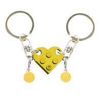 Simple Style Heart Shape Plastic Valentine's Day Unisex Bag Pendant Keychain sku image 6