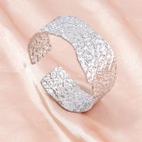 Simple Style Irregular Solid Color Stainless Steel Plating Bangle sku image 1