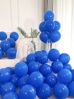 Einfacher Stil Einfarbig Emulsion Gruppe Festival Luftballons sku image 32
