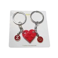 Simple Style Heart Shape Plastic Valentine's Day Unisex Bag Pendant Keychain main image 1