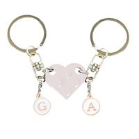 Simple Style Heart Shape Plastic Valentine's Day Unisex Bag Pendant Keychain sku image 8