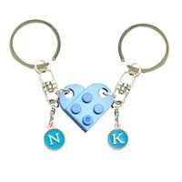 Simple Style Heart Shape Plastic Valentine's Day Unisex Bag Pendant Keychain sku image 4