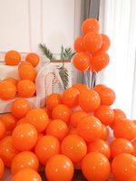 Einfacher Stil Einfarbig Emulsion Gruppe Festival Luftballons sku image 31