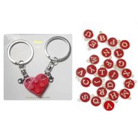 Simple Style Heart Shape Plastic Valentine's Day Unisex Bag Pendant Keychain main image 2