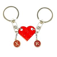 Simple Style Heart Shape Plastic Valentine's Day Unisex Bag Pendant Keychain sku image 1