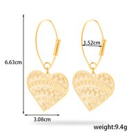 1 Pair Vintage Style French Style Simple Style Flower Ginkgo Leaf Fish Tail Plating Stainless Steel 18k Gold Plated Drop Earrings main image 4