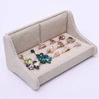 Casual Solid Color Flannel Jewelry Boxes sku image 2
