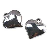 Romantic Simple Style Heart Shape Arylic Plating Charms Jewelry Accessories main image 3