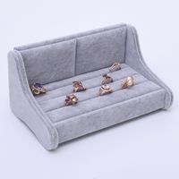 Casual Solid Color Flannel Jewelry Boxes main image 4