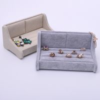 Casual Solid Color Flannel Jewelry Boxes main image 2