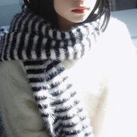 Women's Casual Stripe Polyester Scarf main image 2