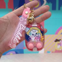 Cute Cartoon Character Pvc Women's Keychain sku image 3