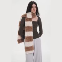 Women's Basic Stripe Polyester Scarf main image 6