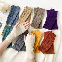 Unisex Sweet Simple Style Solid Color Gloves 1 Pair main image 6