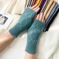 Unisex Sweet Simple Style Solid Color Gloves 1 Pair sku image 4