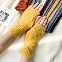 Unisex Sweet Simple Style Solid Color Gloves 1 Pair sku image 8