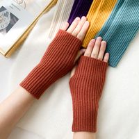 Unisex Sweet Simple Style Solid Color Gloves 1 Pair sku image 14