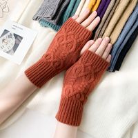 Unisex Sweet Simple Style Solid Color Gloves 1 Pair sku image 7