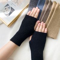 Unisex Sweet Simple Style Solid Color Gloves 1 Pair sku image 9