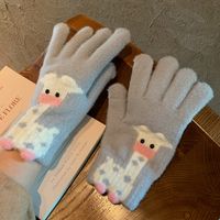 Women's Cute Sweet Animal Gloves 1 Pair sku image 2