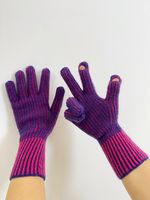 Unisex Simple Style Stripe Gloves 1 Pair main image 6