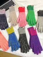 Unisex Simple Style Stripe Gloves 1 Pair main image 3