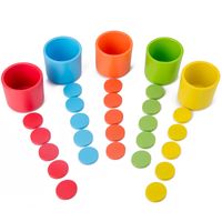 Jouets D'apprentissage Tout-petit (3-6 Ans) Couleur Unie Bois Jouets main image 4