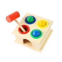 Table & Floor Games Baby(0-2years) Color Block Wood Toys main image 2