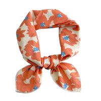 Women's Sweet Simple Style Color Block Cotton And Linen Printing Scarf main image 4