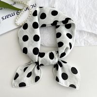 Women's Sweet Simple Style Color Block Cotton And Linen Printing Scarf sku image 18