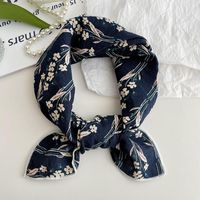 Women's Sweet Simple Style Color Block Cotton And Linen Printing Scarf sku image 38
