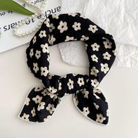 Women's Sweet Simple Style Color Block Cotton And Linen Printing Scarf sku image 62