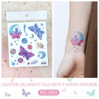 Butterfly Pvc Tattoos & Body Art 1 Piece sku image 10