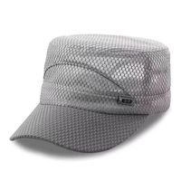Men's Casual Grid Curved Eaves Military Hat sku image 5