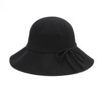 Women's Lady Solid Color Big Eaves Bucket Hat sku image 5